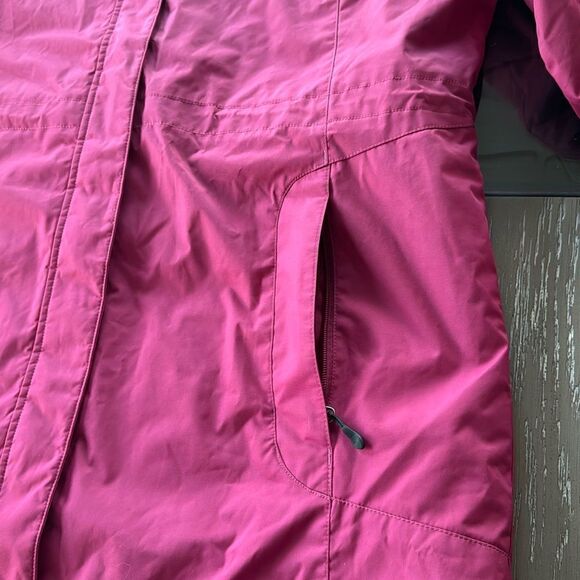 L.L.Bean Women’s Size 1X Regular Deep Magenta Hooded Zipper Up Casual Jacket EUC - Picture 11 of 16